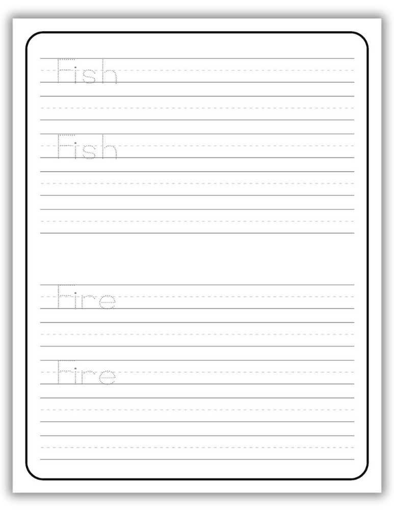 Printable Letter F Worksheet Tracing Words Fish and Fire
