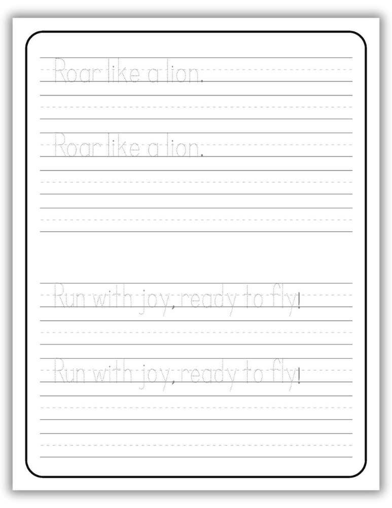 Printable Letter R Worksheet Tracing Sentences