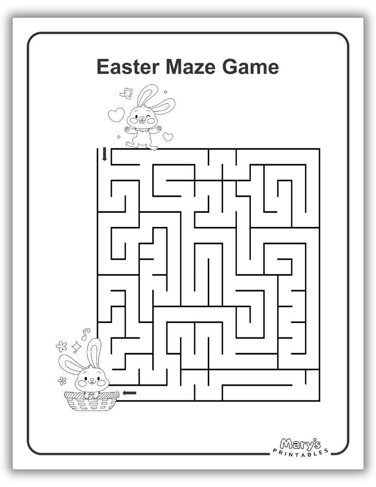 Fun Easter worksheets for kids