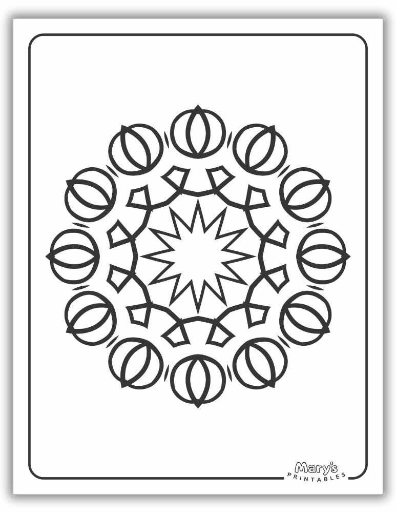 High-resolution printable mandalas for quality coloring results.