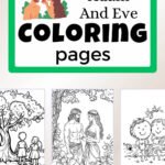 Adam and Eve coloring pages featured image