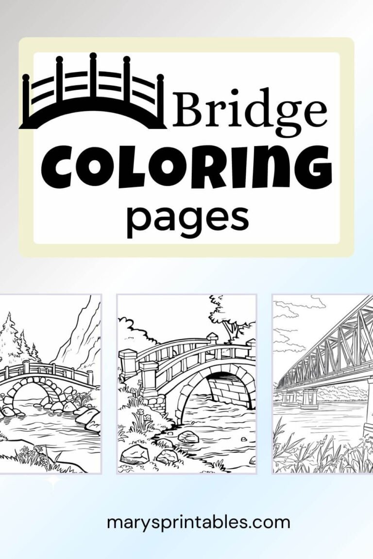 Bridge Coloring Page for Free: A Creative Escape for All Ages
