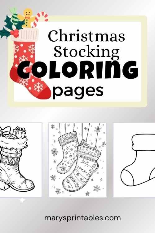 Christmas Stocking Coloring Pages for Kids – Celebrate the Season with Free Printables!