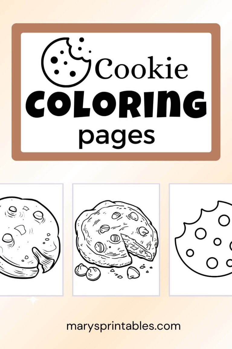 Printable Cookie Coloring Page Free Download: A Fun Treat for All Ages!