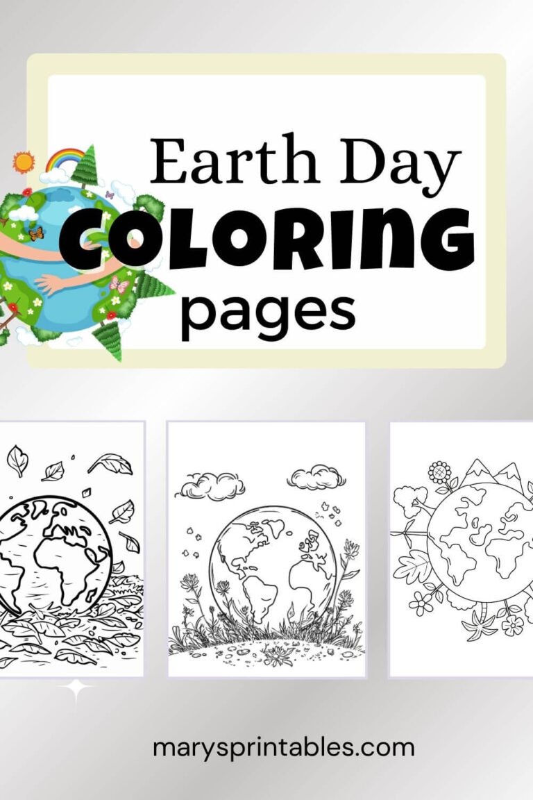 Earth Day Coloring Pages for Free: A Fun Way to Celebrate and Educate
