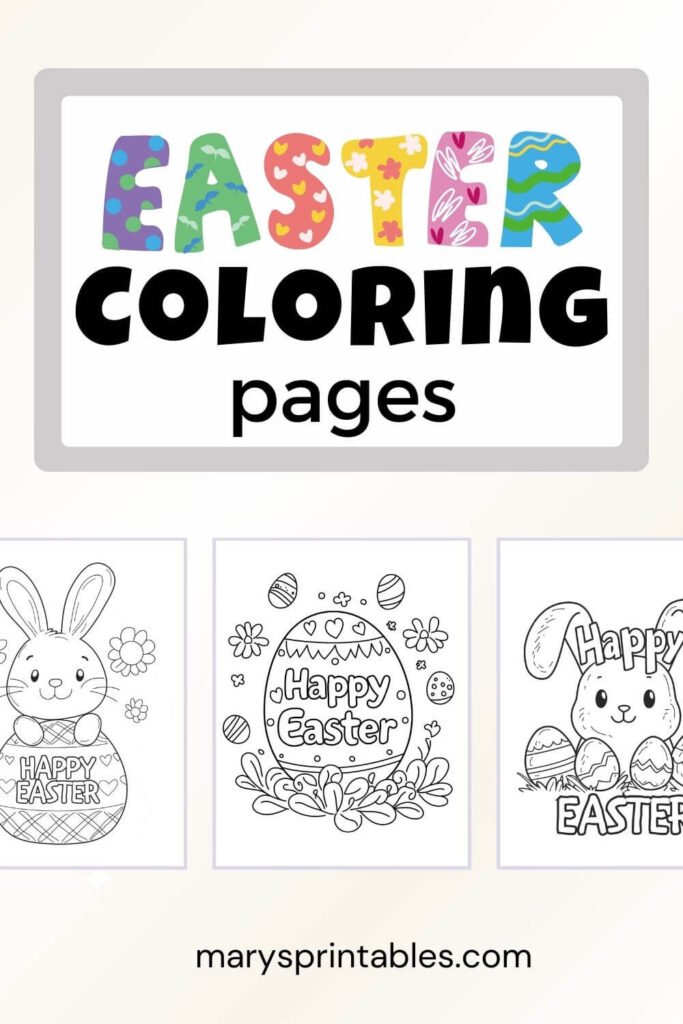 Easter Coloring Pages Featured Image