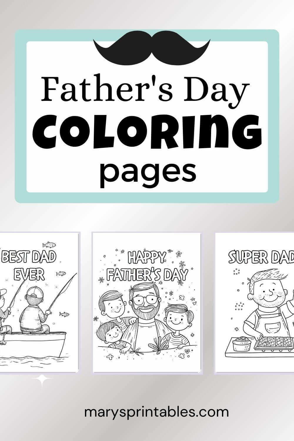Father's Day Coloring Pages Fun Printables for Kids