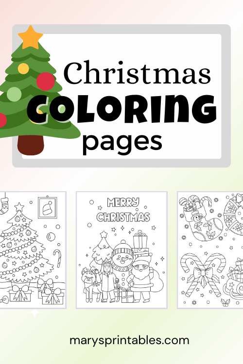 77+ Free Printable Christmas Coloring Pages for Kids & Adults