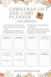 Featured Image of Christmas gift and Card Planner