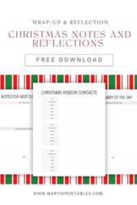 Featured Image of Christmas Notes and Reflection