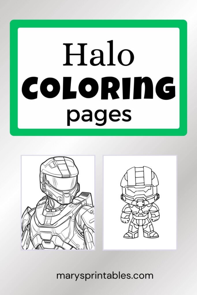 Featured Image of Halo Coloring Pages
