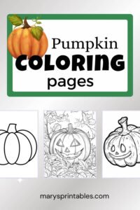 Featured Image of Pumpkin Coloring Page