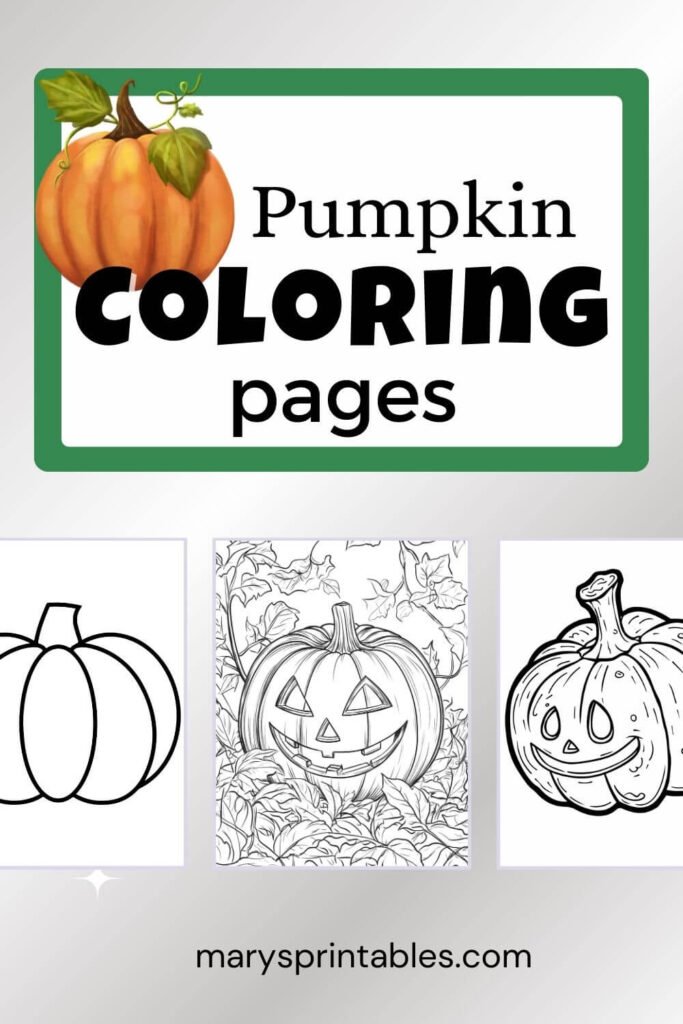Featured Image of Pumpkin Coloring Page