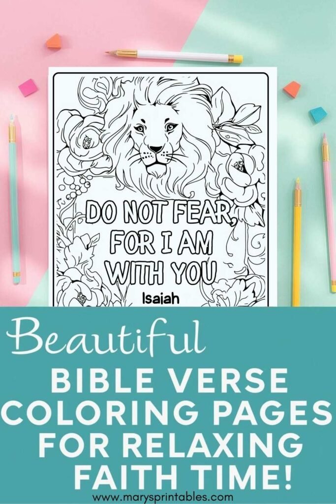 Featured Image of Printable Bible Verse Coloring Page