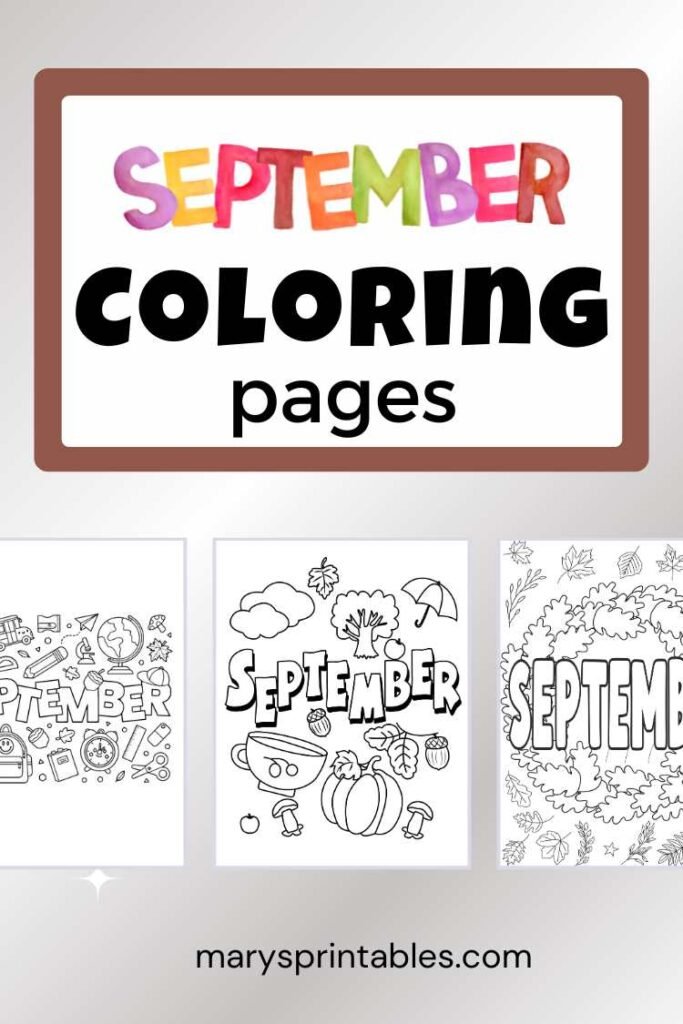 Featured image for September Coloring Pages