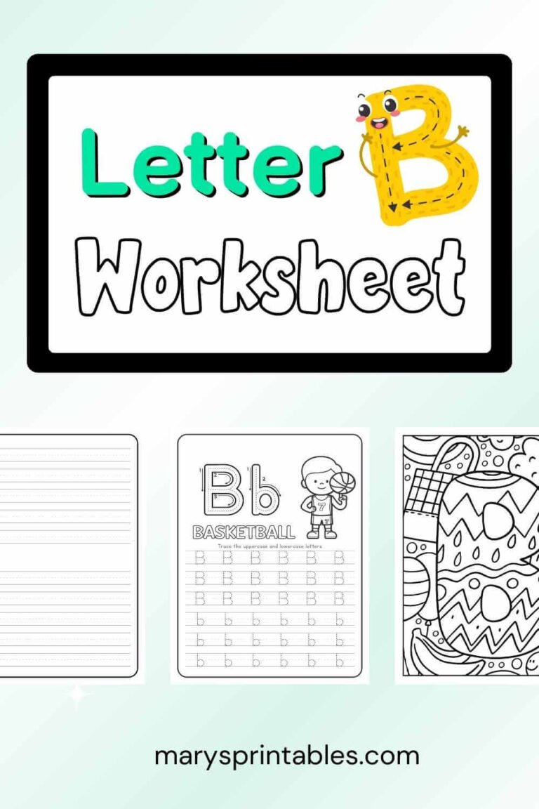 Download Letter B Worksheets: Fun & Engaging for Preschoolers