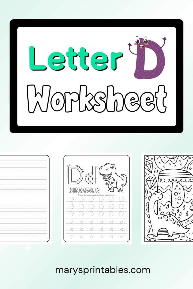 Free Printable Letter D Worksheets – Fun and Free Tool