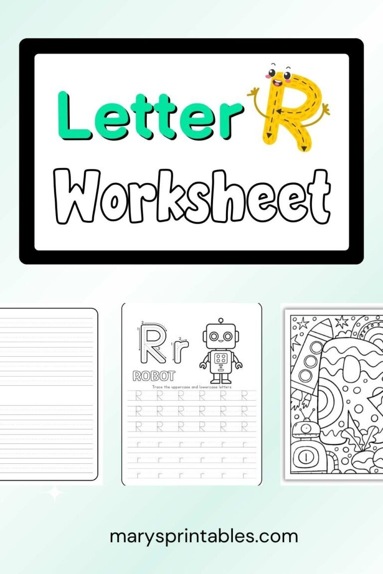 Free Printable Letter R Worksheets – Cute and Fun Downloads