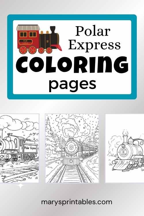 Cute and Free Printable Polar Express Coloring Pages for Holiday Fun
