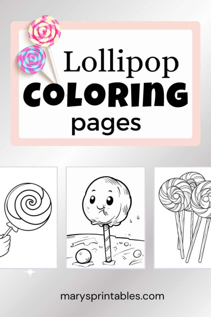 Preview Image of Lollipop Coloring Pages Collection
