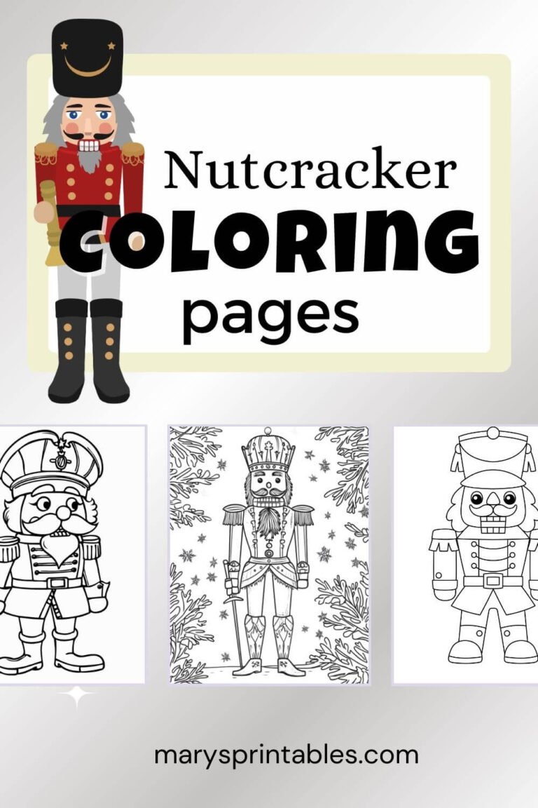 Nutcracker Coloring Pages – Free Holiday Magic to Print and Color