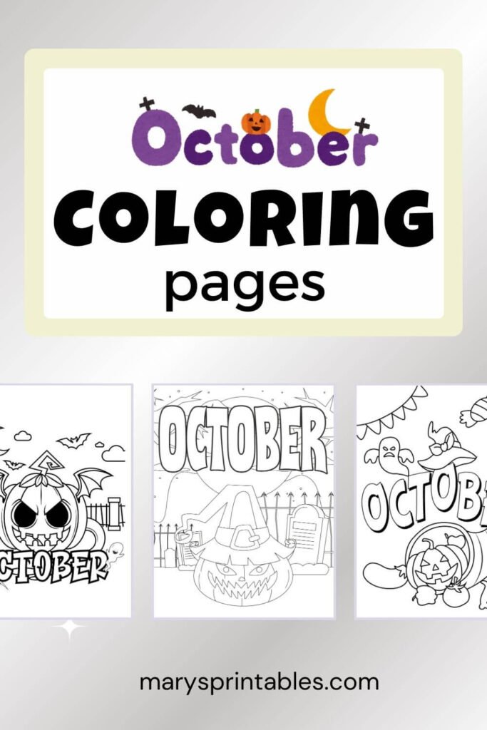 Featured Image of preview of the collection october coloring pages