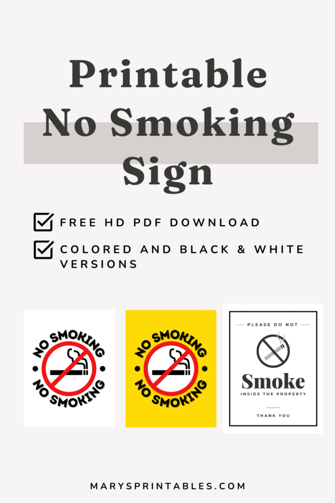 No Smoking Sign Featured Image