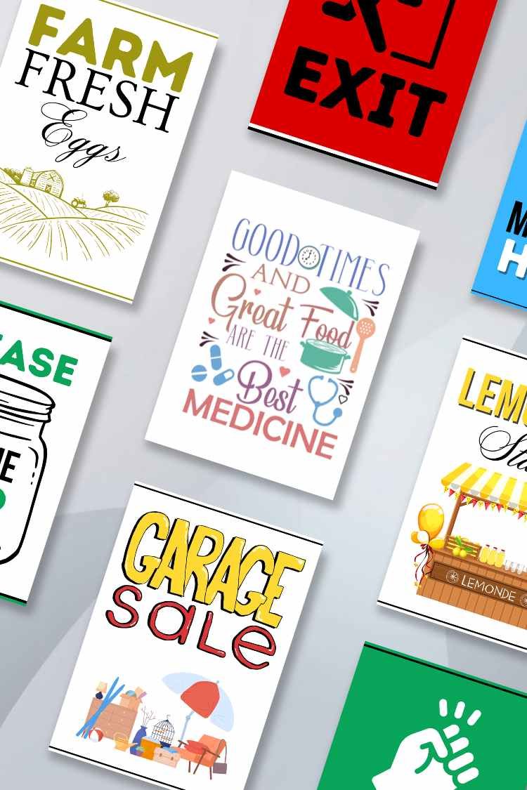 Free Printable Signs for Work, Home, Events, and Everyday Use &ndash; Instant Download