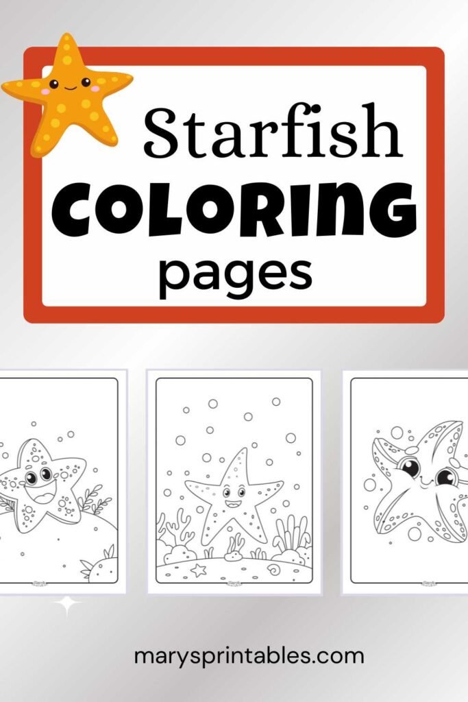 Featured Image of Starfish Coloring Pages